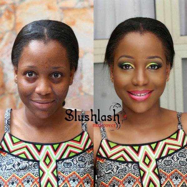 Before meets After - Slushlash Makeovers LoveweddingsNG