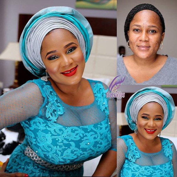 LoveweddingsNG Before and After - Tints & Ties Makeup