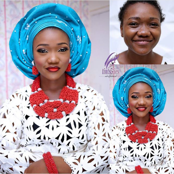 LoveweddingsNG Before and After - Tints & Ties Makeup1