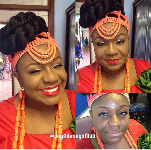 LoveweddingsNG Before meets After - Joy Adenuga MUA