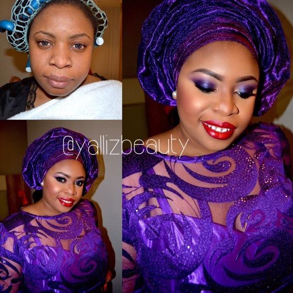 LoveweddingsNG Before meets After - Yalliz Beauty1