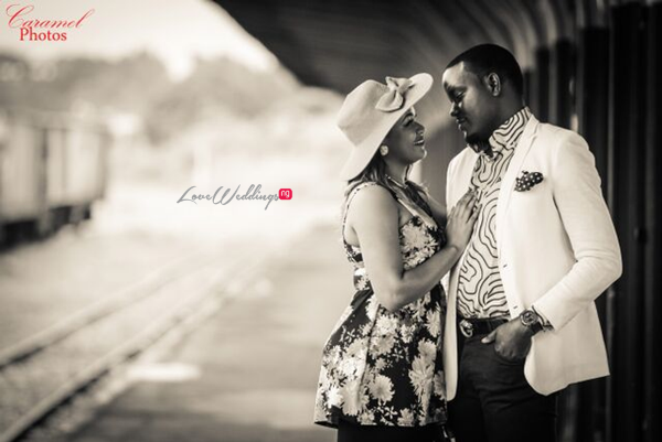 LoveweddingsNG Nigerian Pre Wedding Shoot Location - Coal City rail Caramel Photos1