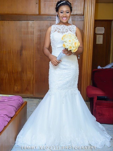 Nigerian Bridal Bouquet Ferns and Blooms LoveweddingsNG