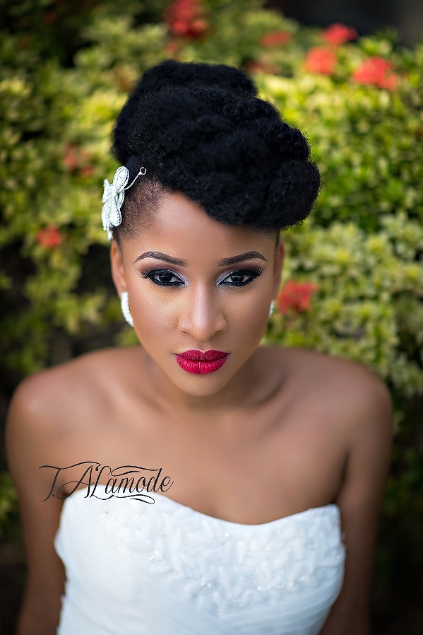 Nigerian Bridal Makeup TAlaMode Makeup LoveweddingsNG - Adesua Etomi 2