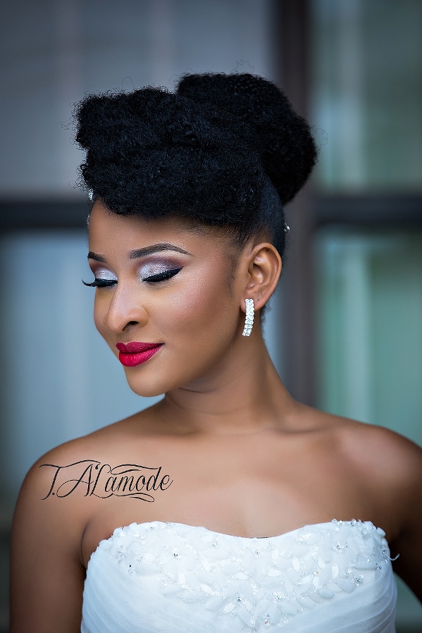 Nigerian Bridal Makeup TAlaMode Makeup LoveweddingsNG - Adesua Etomi