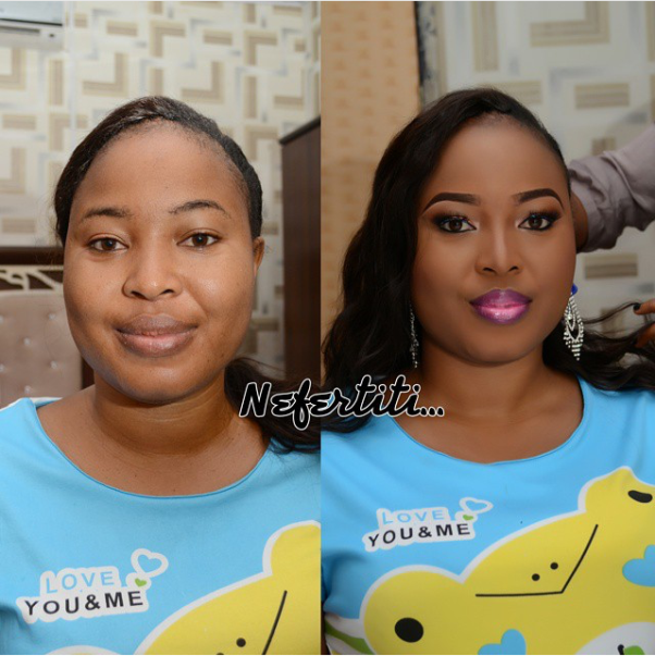 LoveweddingsNG Before and After Bola Little Nefertiti