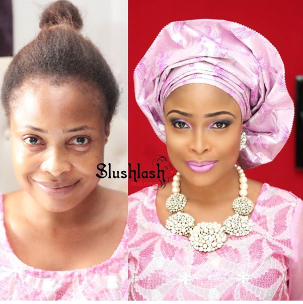 LoveweddingsNG Before and After Slushlash Makeover