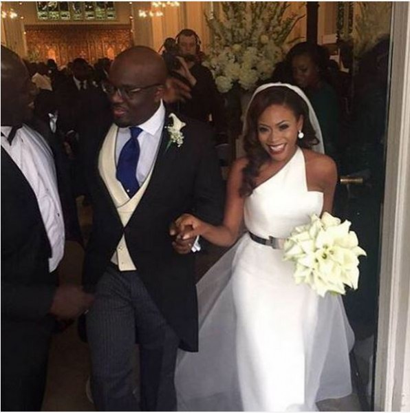 Marcy Dolapo Oni & Gbite Sijuwade's White Wedding LoveweddingsNG1