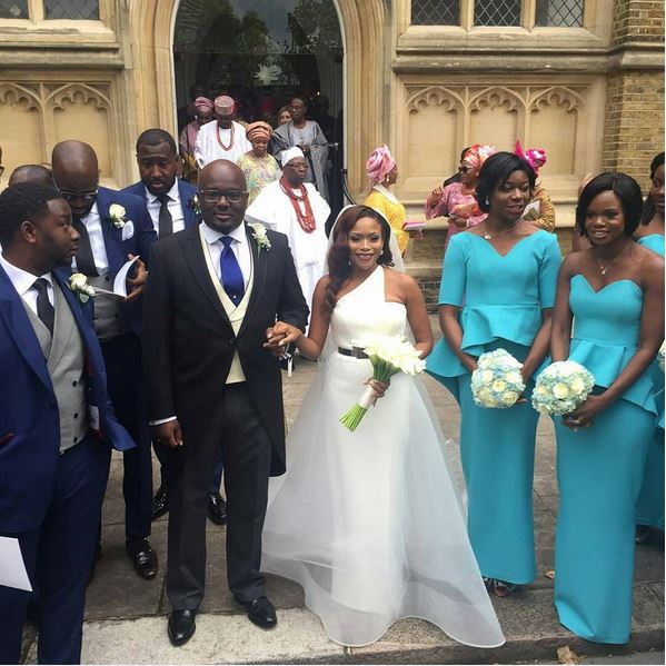 Marcy Dolapo Oni & Gbite Sijuwade's White Wedding LoveweddingsNG2