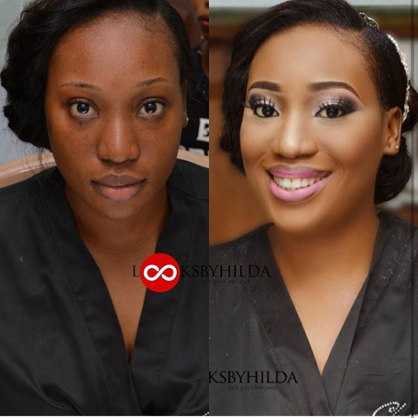 LoveweddingsNG Before and After Looks by Hilda