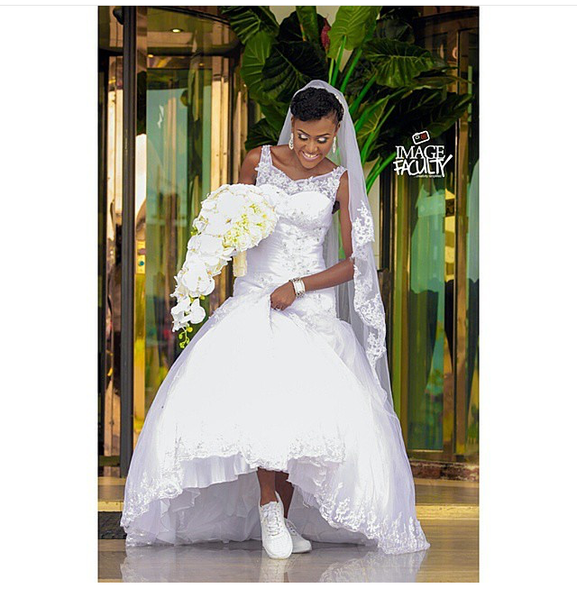 Nigerian Wedding Trend 2015 - Bridal Sneakers LoveweddingsNG