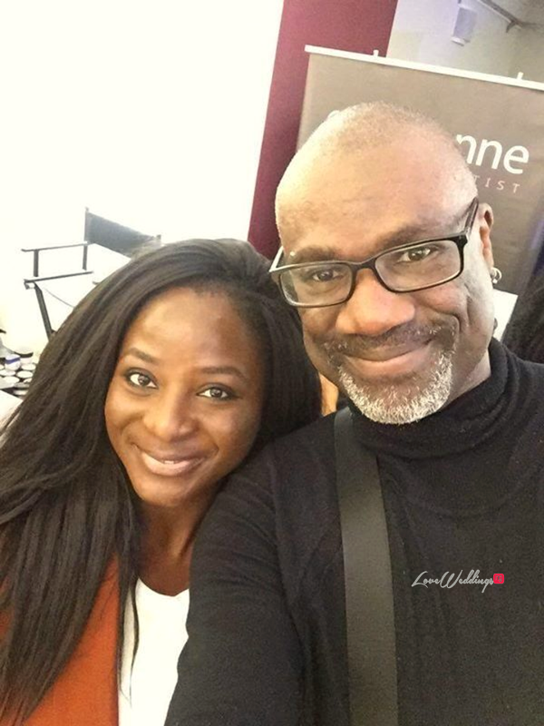 Seyi of LoveweddingsNG with Yemi Osunkoya Kosibah