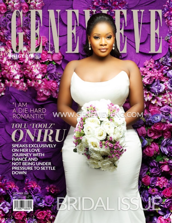 Toolz Tolu Oniru covers Genevieve Magazine December 2015 LoveweddingsNG