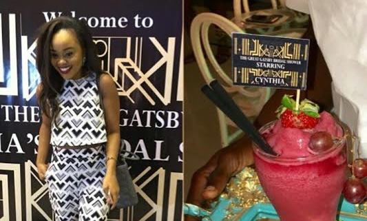 Pictures from Cynthia Obianodo’s Great Gatsby themed bridal shower