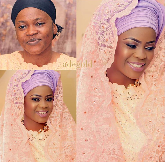 Nigerian Makeovers - Before and After Adegold Makeovers LoveweddingsNG 1