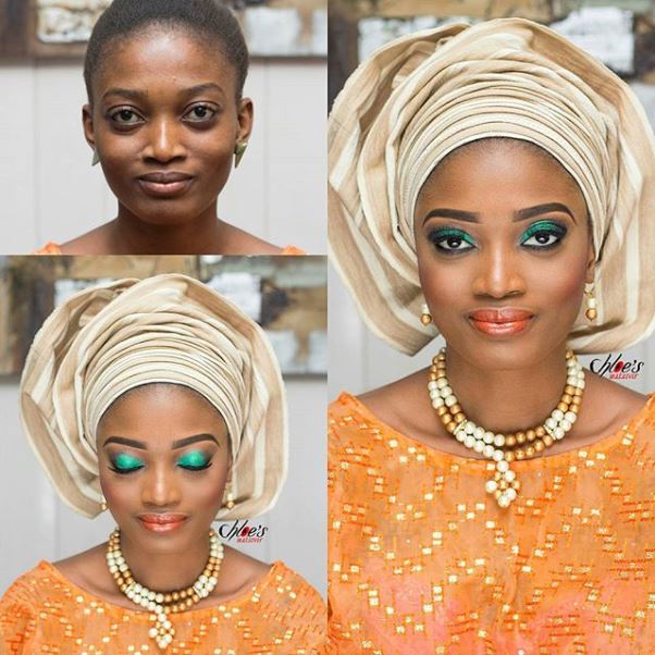 Nigerian Makeovers - Before and After Chloes Makeover LoveweddingsNG