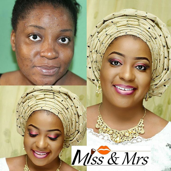 Nigerian Makeovers - Before and After Miss & Mrs LoveweddingsNG