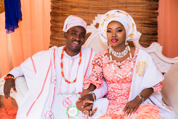 Nigerian Traditional Couple - Teju Yinka LoveweddingsNG 1