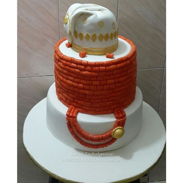 Nigerian Traditional Wedding Cake Boludotman2015 LoveweddingsNG Sweet Indulgence