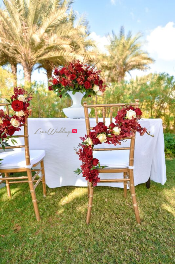 Nigerian Wedding in Dubai Outdoor Wedding LoveweddingsNG Save the Date