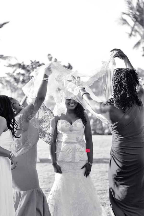 Nigerian Wedding in Dubai Veil LoveweddingsNG Save the Date