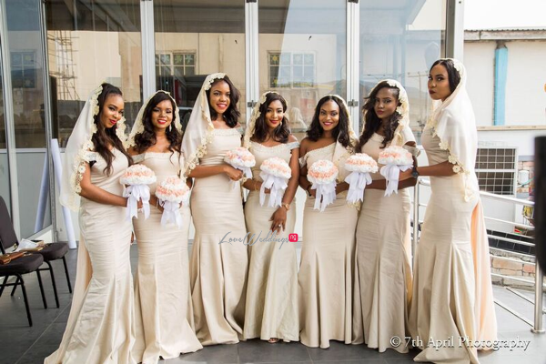 Nigerian White Wedding - Afaa and Percy 7th April Photography LoveweddingsNG bridal train