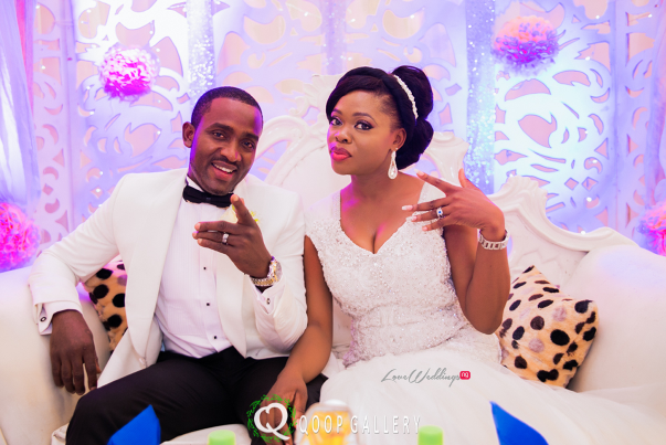 Nigerian White Wedding Couple - Teju Yinka LoveweddingsNG