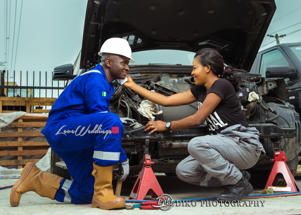 Nigerian Engagement Shoot - Nancy and Chinedu Engineers LoveweddingsNG