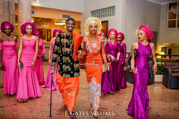 Nigerian Traditional Couple #MrandMrsChurch LoveweddingsNG 1