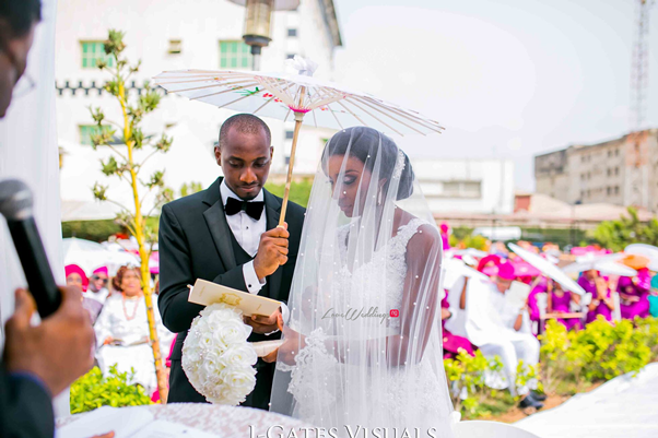 Nigerian Traditional Couple #MrandMrsChurch LoveweddingsNG 6