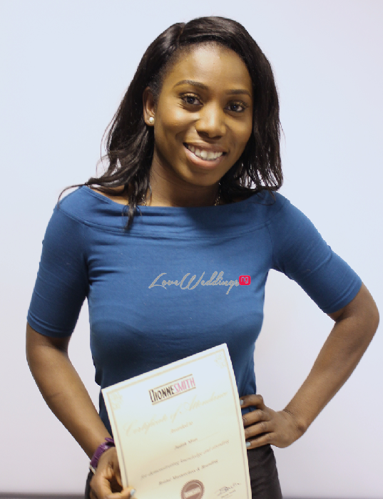 The Bridal Masterclass by Dionne Smith Academy - LoveweddingsNG Certificates 5