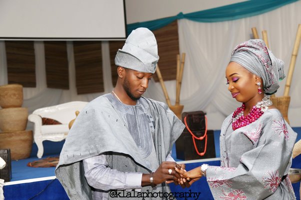 Nigerian Traditional Bride and Groom Ring Klala Photography LoveweddingsNG