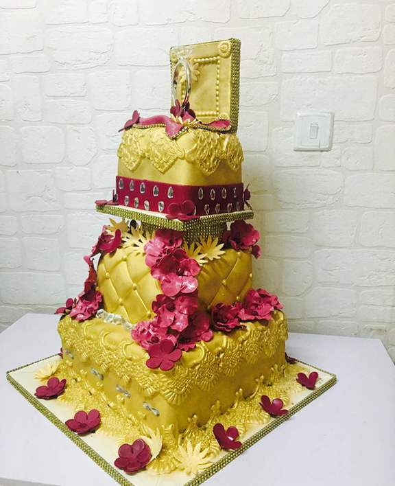 Nigerian Traditional Wedding Cake #ThePsalms2016 The Muse Academy LoveweddingsNG