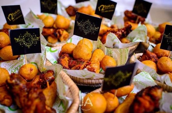 Nigerian Traditional Wedding Ranti and Isaac LoveweddingsNG 2706 Events Small Chops Finger Foods