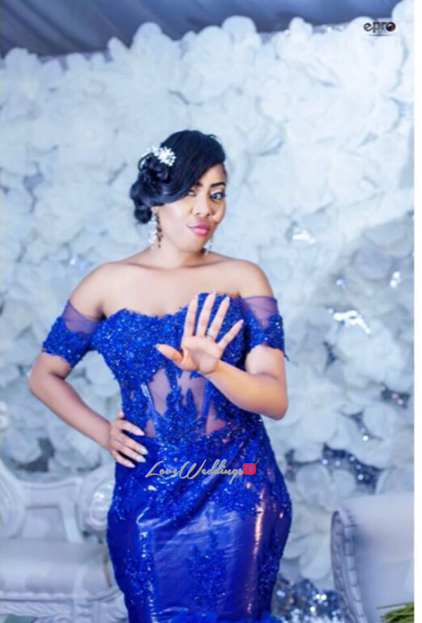 Nigerian Wedding - Joy and Jonathan Reception Dress LoveweddingsNG