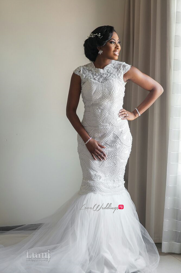 Nigerian Wedding #MeetTheShyngles Adeola and Ayodeji Gown Lanre Da Silva Ajayi