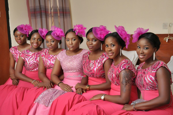 Nigerian White Wedding Aleyie and Itse LoveweddingsNG Bridesmaids 1