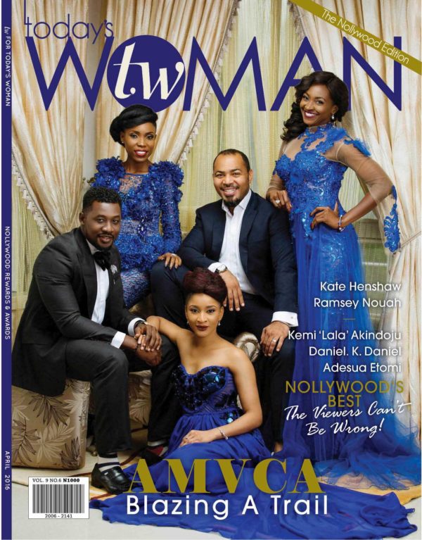 Todays Woman April Cover Ramsey Nouah, Kate Henshaw, Adesua Etomi, Kemi “Lala” Akindoju & Daniel K. Daniel Cover LoveweddingsNG