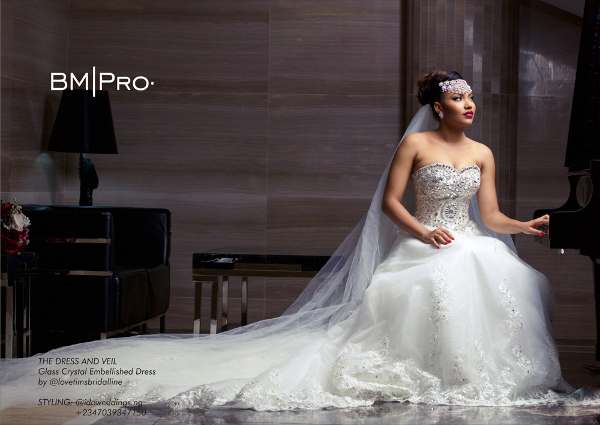 Anna Ebiere Banner Bride Wedding Gown BMPro Covers May 2016 LoveweddingsNG 1