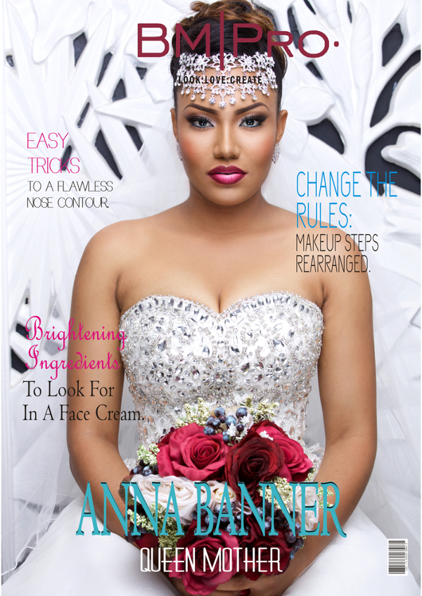 Anna Ebiere Banner Bride Wedding Gown BMPro Covers May 2016 LoveweddingsNG
