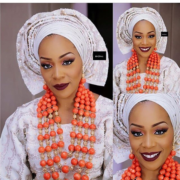 Coco Adeleke Traditional Wedding Outfit Bimmms24 3