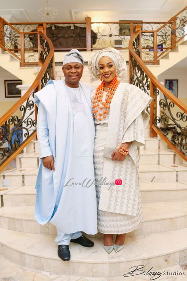 Davido's sister Coco weds Caleb Traditional Wedding Bride and Father LoveweddingsNG 2