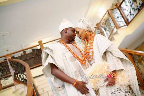 Davido's sister Coco weds Caleb Traditional Wedding Couple LoveweddingsNG 2