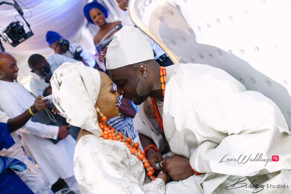 Davido's sister Coco weds Caleb Traditional Wedding Couple LoveweddingsNG 3