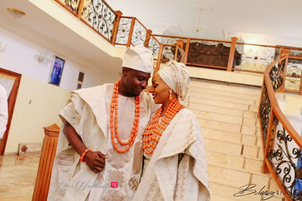 Davido's sister Coco weds Caleb Traditional Wedding Couple LoveweddingsNG