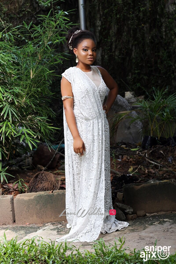 Nigerian Garden Shoot Artsmith Collections by Gbenga Dada - Grecian Goddess LoveweddingsNG