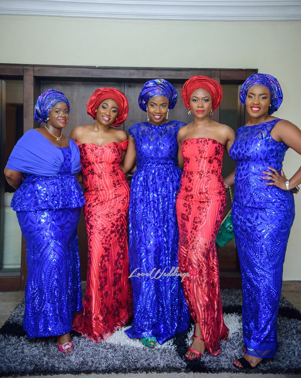 Nigerian Traditional Aso Ebi girls Jane and Solomon Lemmy Vedutti Photography LoveweddingsNG 1