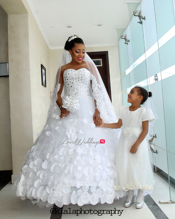 Nigerian Wedding Bride and Little Bride LoveweddingsNG Klala Photography 1