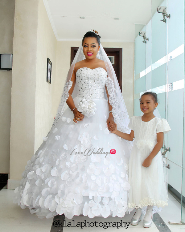 Nigerian Wedding Bride and Little Bride LoveweddingsNG Klala Photography