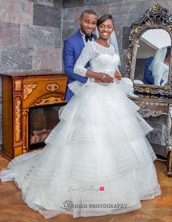 Nigerian White Wedding Esther and Ben Bride and Groom Diko Photography LoveweddingsNG 1
